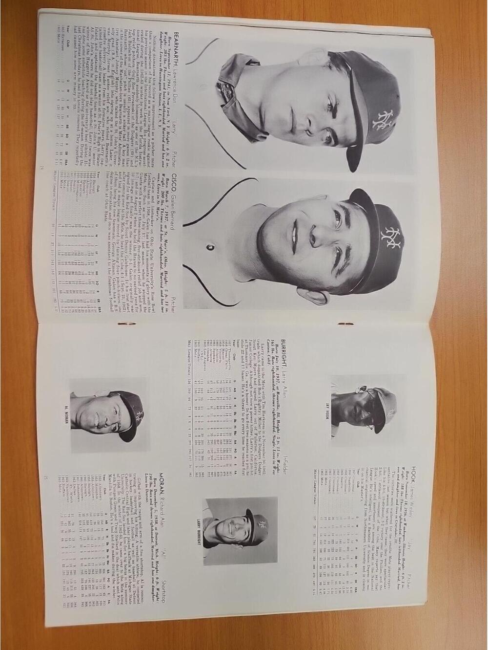 1964 New York Mets Yearbook- First Edition Shea Stadium EXCELLENT CONDITION - Picture 3 of 6